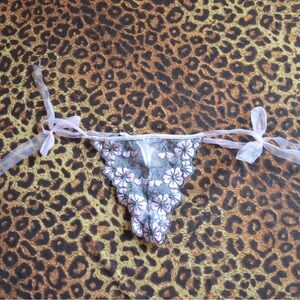 Embroidered cherries VS thong